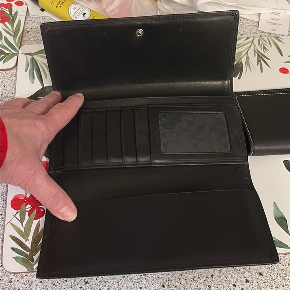 Coach Black Leather Clutch - Picture 12 of 13